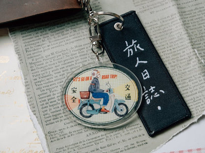 Acrylic pendant | Traffic safety driving safe