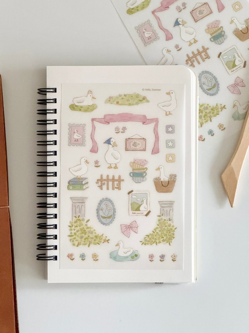 Transfer Stickers | Picnic Duck