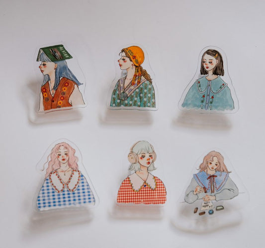 Acrylic clips | A slow journey series