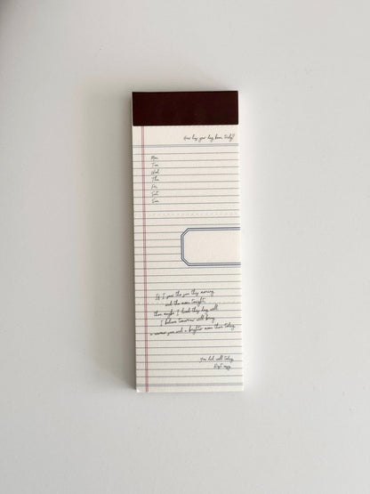 Notepad | Doodled Note