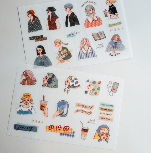 (Incoming Stock) Transfer Stickers | A Slow Journey
