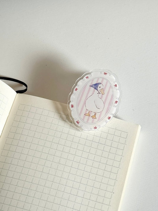 Acrylic clips | Picnic Duck