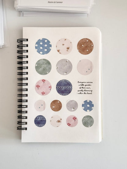 Transfer Stickers | Floral Circle Pattern