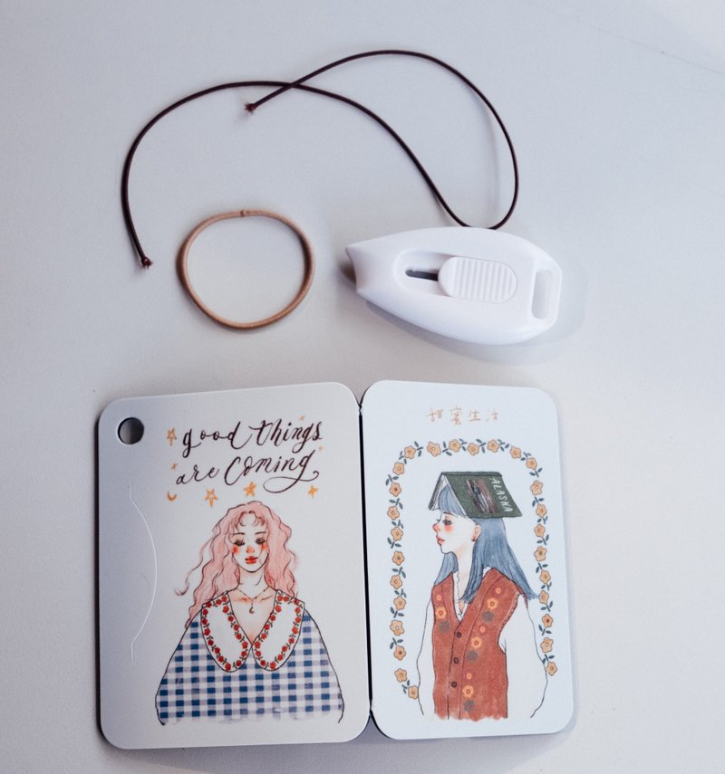 (Incoming Stock) Portable Mini Cutting Set | Beautiful Things Collection Sweet Life x iMAT (with Utility Knife)