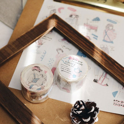 Washi Tape | My Color - Pink & Blue (3cm)