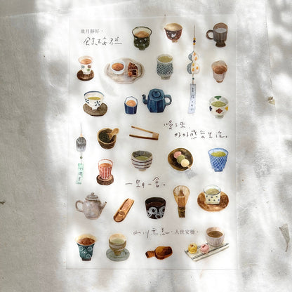 Transfer Stickers | Tea house
