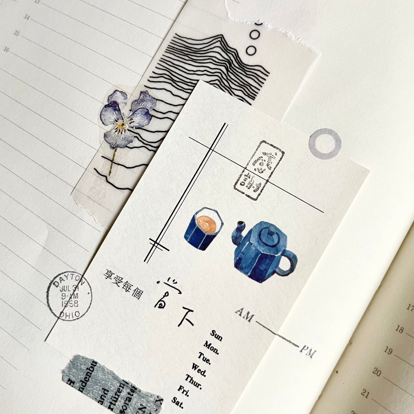 Transfer Stickers | Tea house