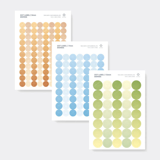 (PRE ORDER) Take A Note | Washi Dot Label - 3 Sheets