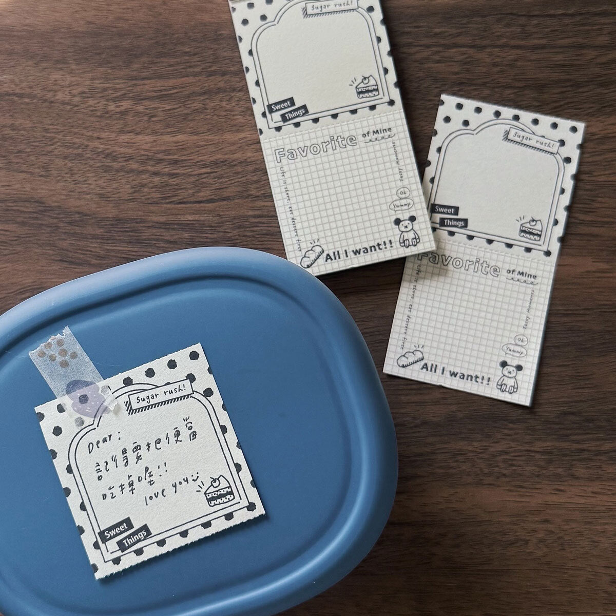 Perforated Memo Pad | Desserts