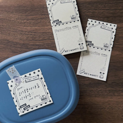 Perforated Memo Pad | Desserts