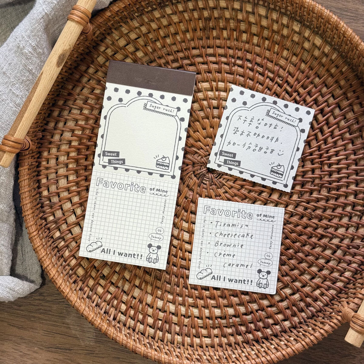 Perforated Memo Pad | Desserts