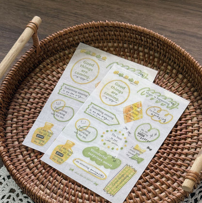 Transfer Stickers | Energy Spell – Yellow & Green