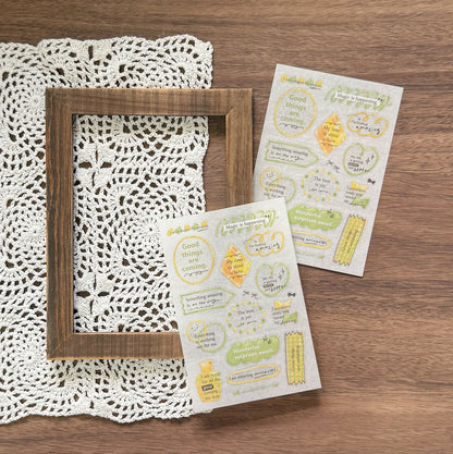 Transfer Stickers | Energy Spell – Yellow & Green