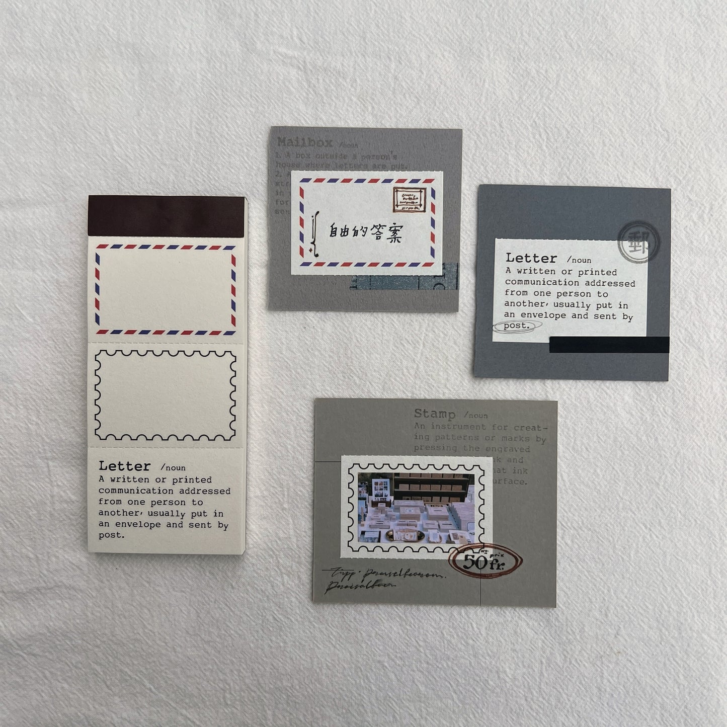 Memo pad | Letter Moments