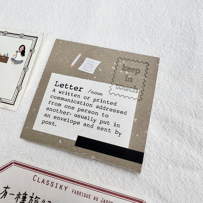 Memo pad | Letter Moments