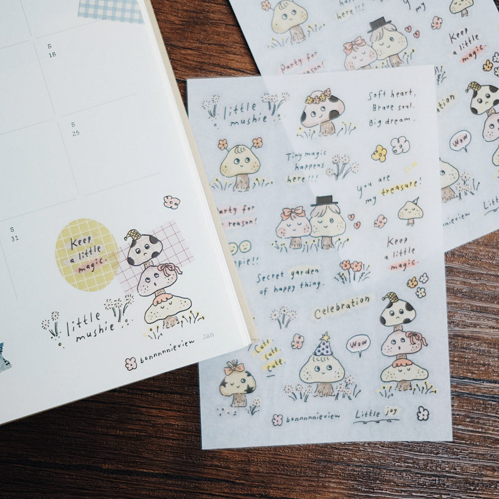 Transfer Stickers | Little Mushie Garden