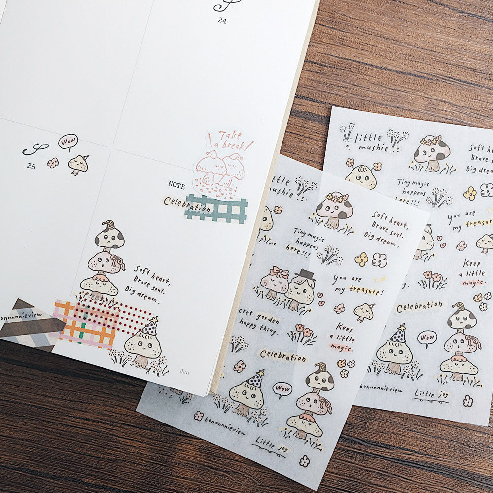 Transfer Stickers | Little Mushie Garden
