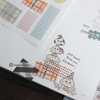 Transfer Stickers | Plaid