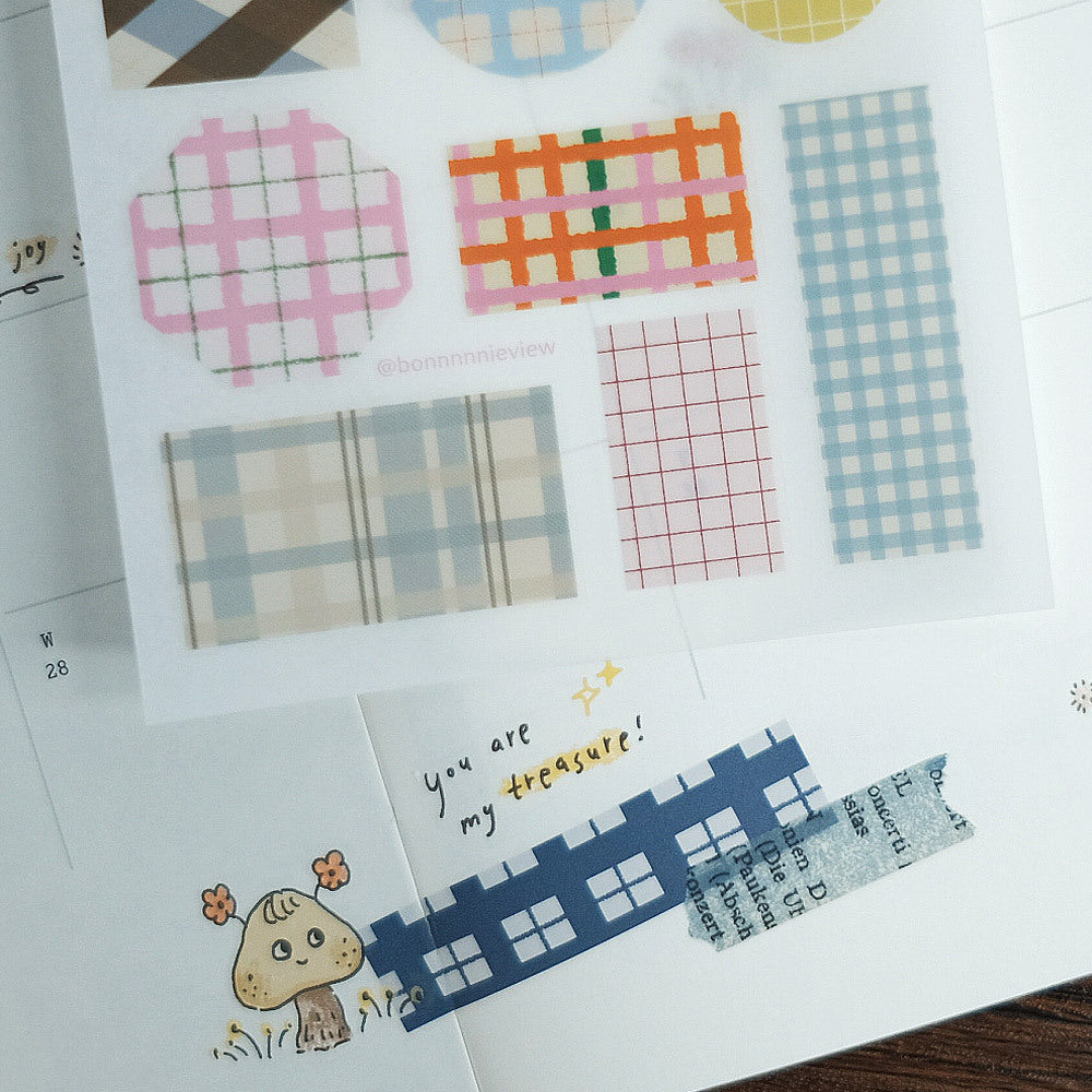 Transfer Stickers | Plaid