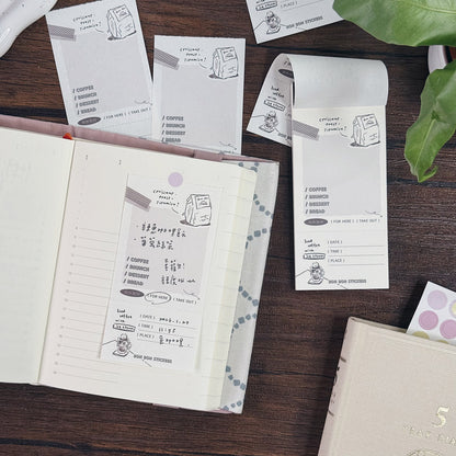 Perforated Memo Pad | Corner Bakery