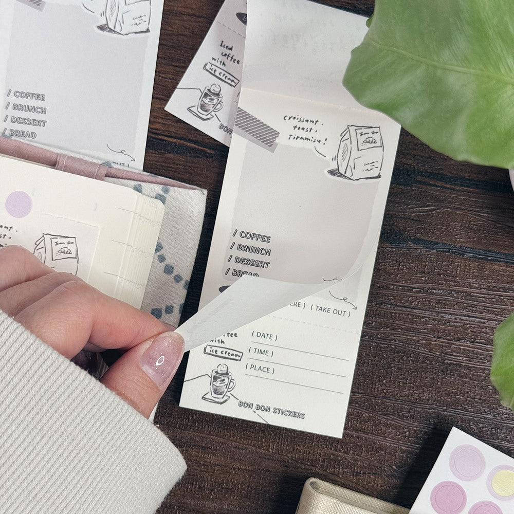 Perforated Memo Pad | Corner Bakery