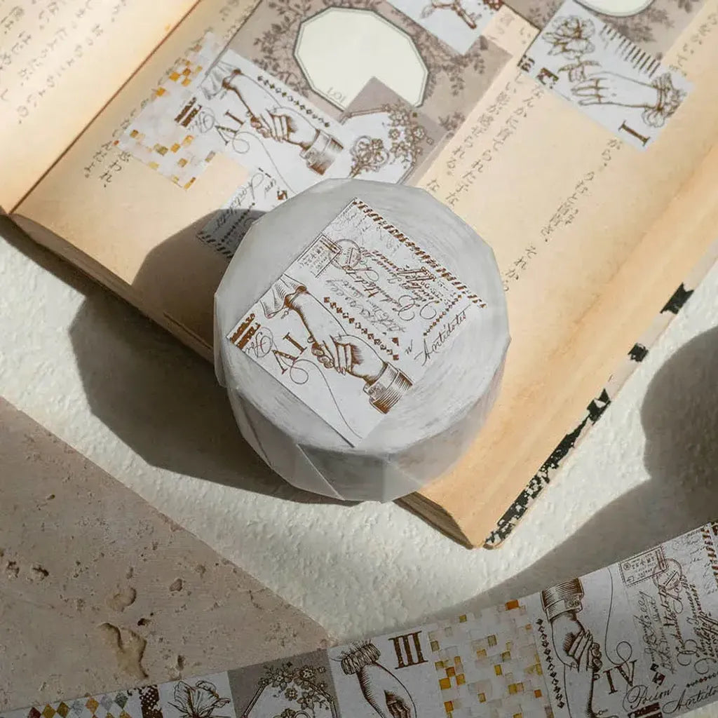 Label Sticker Roll | Journal Pages collab: A Tale of Us (3cm)