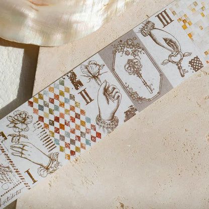 Label Sticker Roll | Journal Pages collab: A Tale of Us (3cm)
