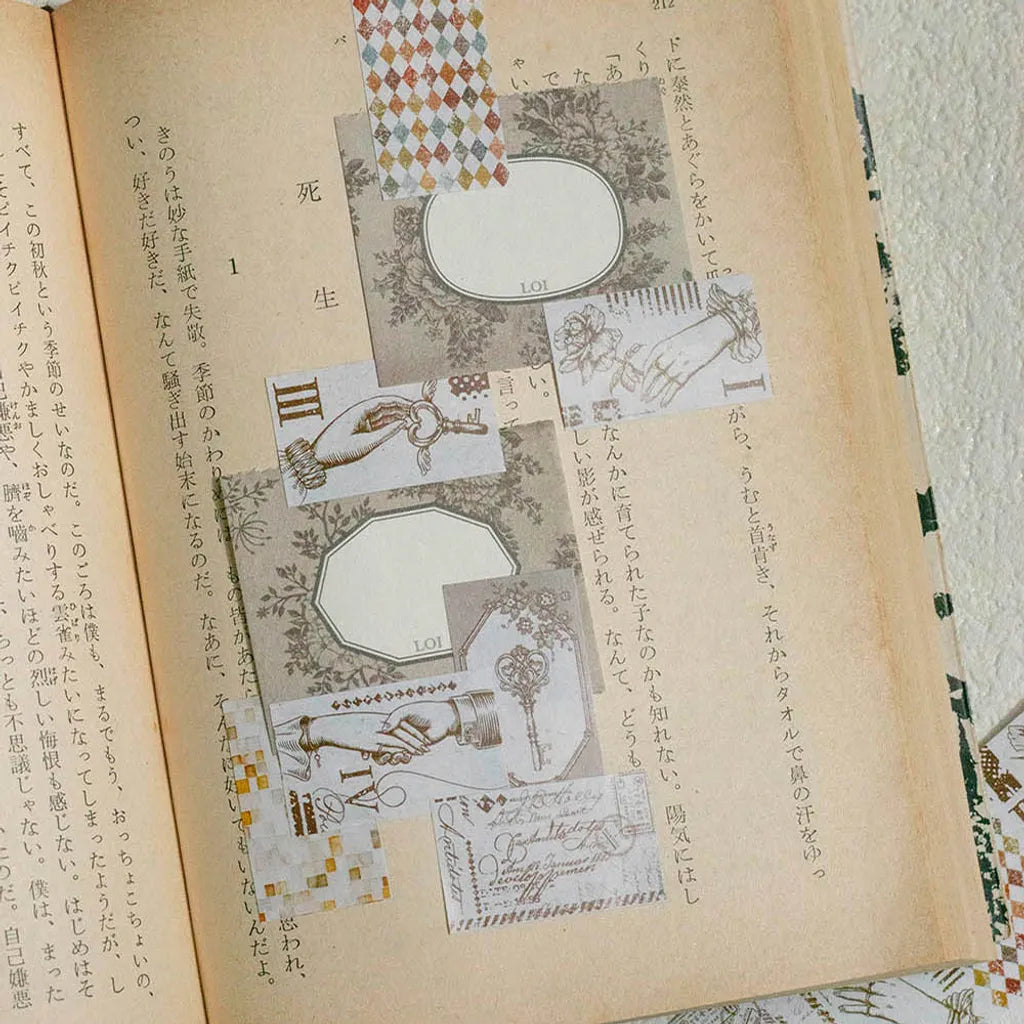 Label Sticker Roll | Journal Pages collab: A Tale of Us (3cm)