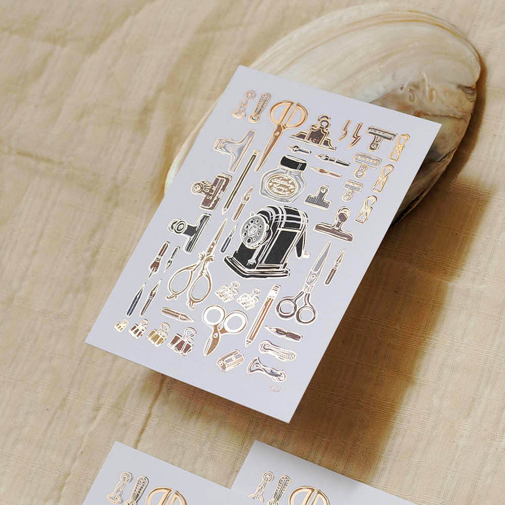 Postcard | Stationery Lover Market “Retro Stationery”