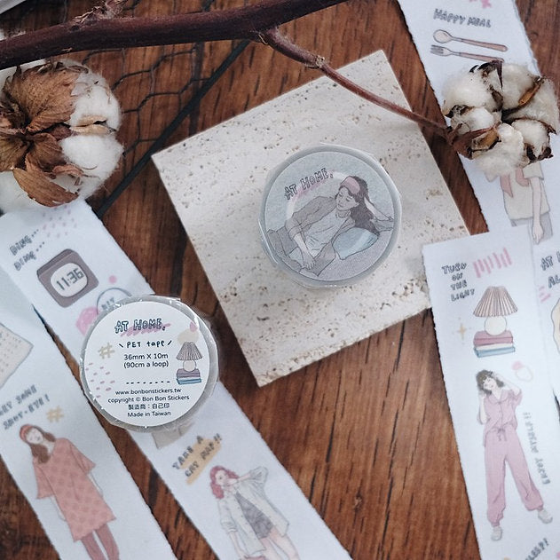 Matte PET Tape | at home (3.6cm)