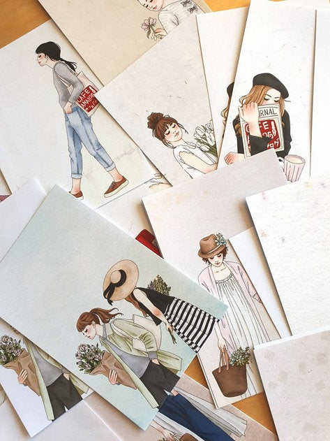 Note Paper Set | Spring Letters