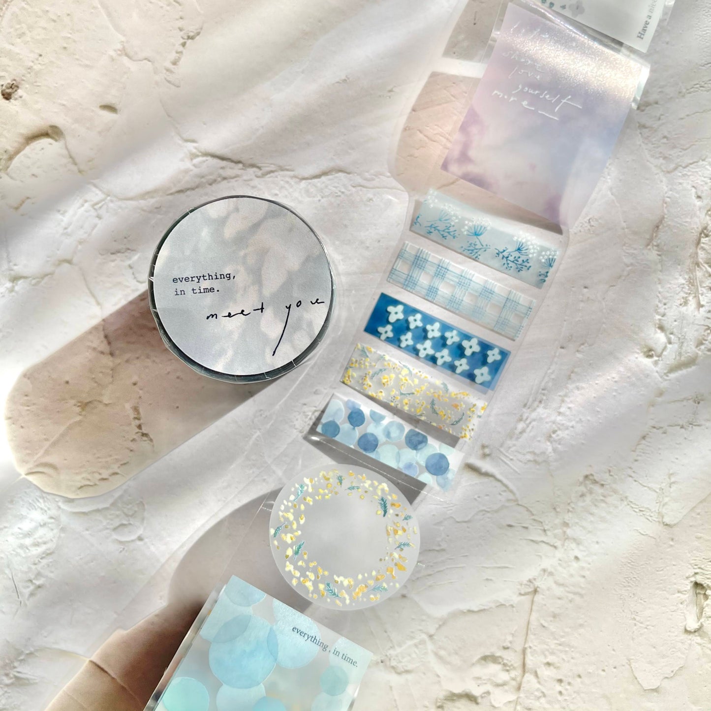 Kiss-cut PET Tape | meet you (5cm)