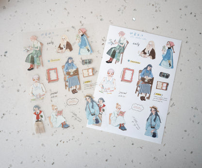 La Dolce Vita A6 Stickers | Journal with me set