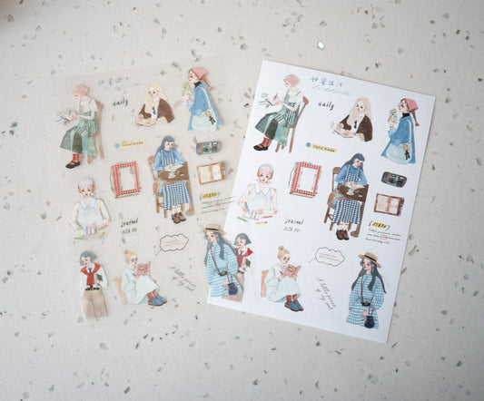 La Dolce Vita A6 Stickers | Journal with me set