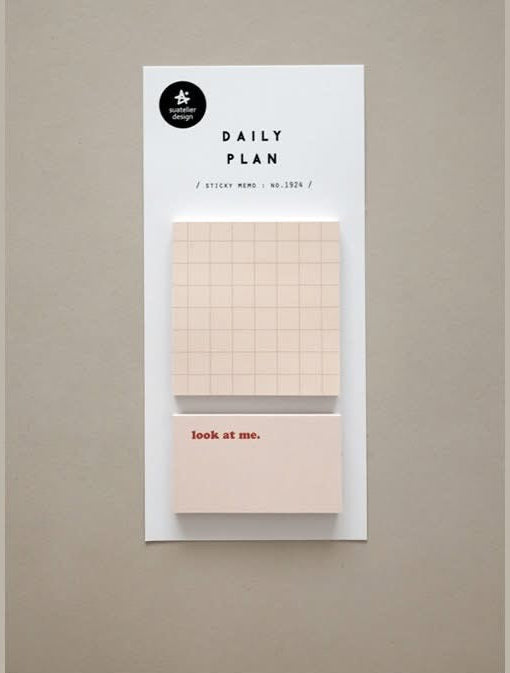 Sticky Memo | 1924 daily plan.18