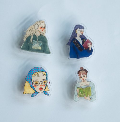 Acrylic clips 3 | Sweet life