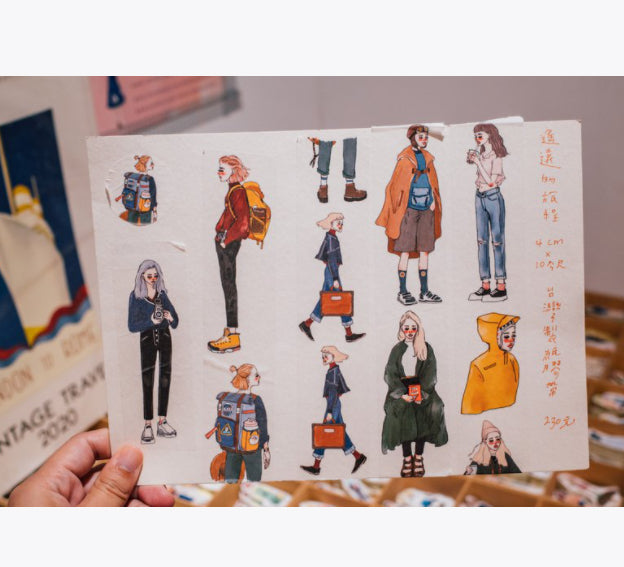 Washi Tape | bon voyage / Faraway journey (4cm)