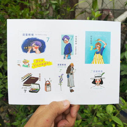 Post Stamp Stickers (with variants)