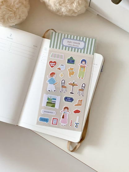 Maison de Summer Stickers | Daily Sticker - A Paris afternoon