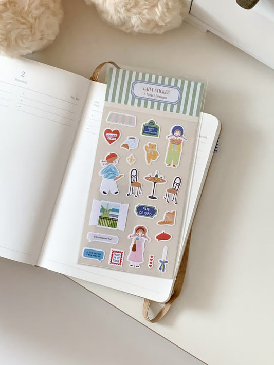 Maison de Summer Stickers | Daily Sticker - A Paris afternoon
