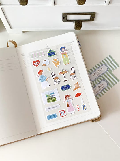 Maison de Summer Stickers | Daily Sticker - A Paris afternoon