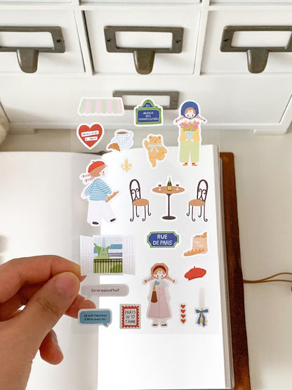 Maison de Summer Stickers | Daily Sticker - A Paris afternoon