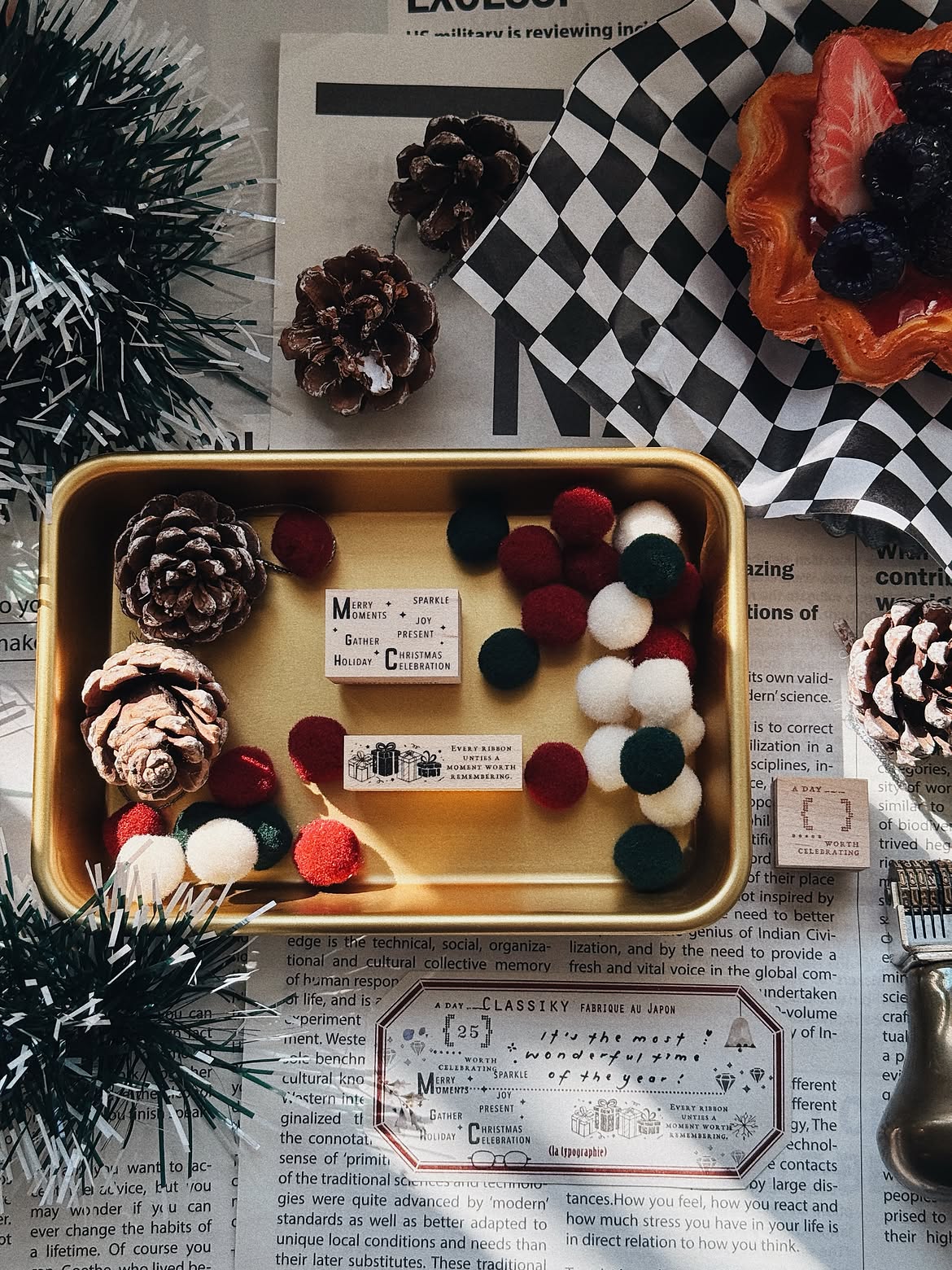 (PRE ORDER) penspapersplanner Stamps | A Series for Festive and Celebration Part 1 (7 designs)