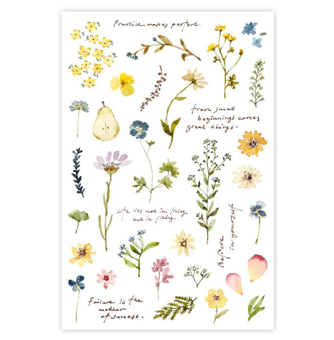 Transfer Stickers | Flower and Plants