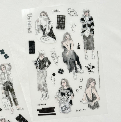 Transfer Stickers | Black