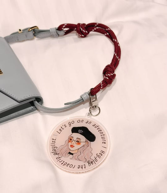La Dolce Vita Acrylic charm | Beret Girl