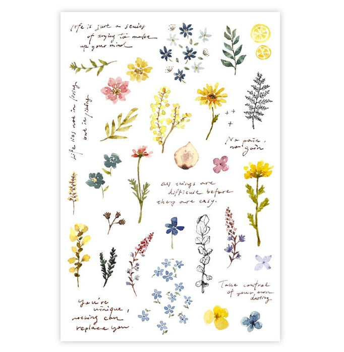 Transfer Stickers | Flower and Plants