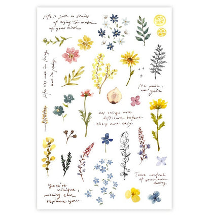 Transfer Stickers | Flower and Plants