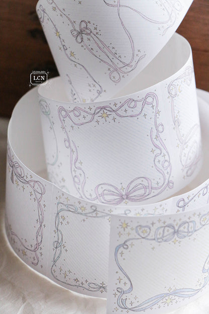 Memo Roll | peel-and-stick: Bow Frames (5cm)