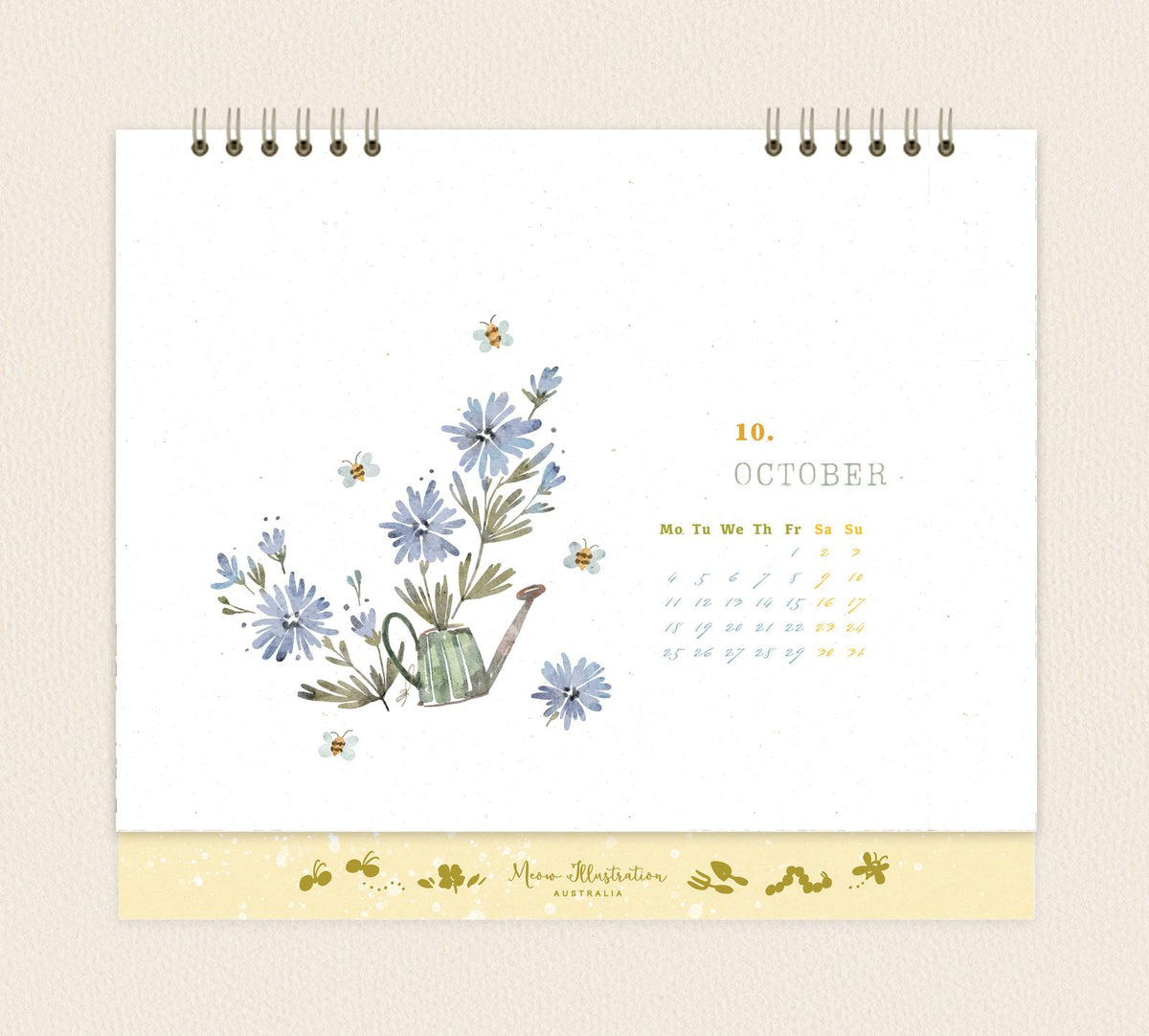 (PRE ORDER) Meow Illustration 2027 The Perfect Home Monthly Calendar